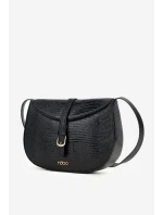 Kabelka Pošťárka s drobným reliéfem NOBO BAG5780-M20 Černá