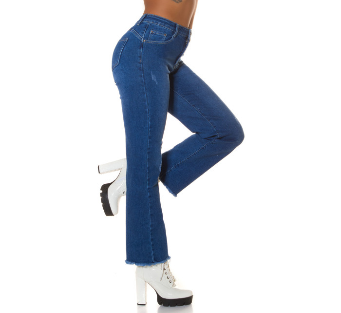 Sexy použitý vzhled Highwaist Jeans