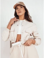 Dámská přechodná bunda bomber béžová Dstreet model 21973903 - FashionStreet
