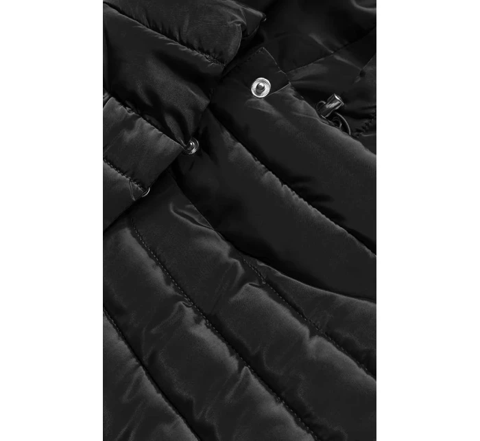 Černá dámská bunda s stahovacími lemy model 21402434 - MINORITY