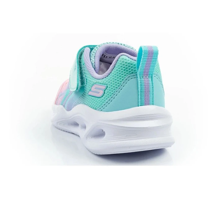 Skechers Color Breeze LED dětská sportovní obuv pro dívky tyrkysová