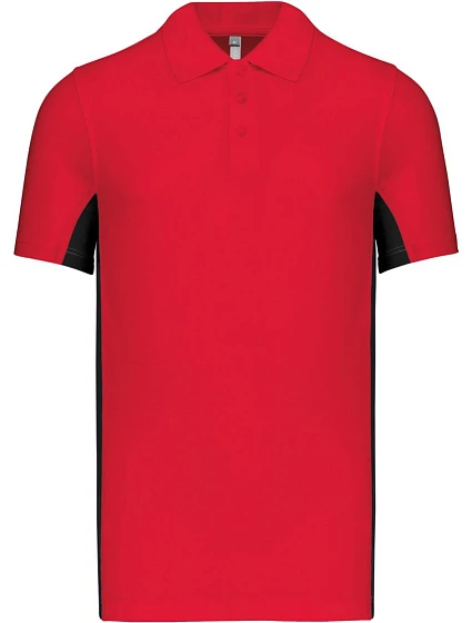 Kariban K 232 2-barevné piqué polo "Flag" 20.K232 red/black Kariban K 232 2-barevné piqué polo "Flag" 20.K232 red/black