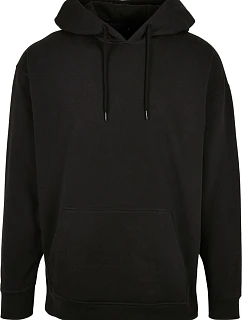Build your Brand BB 006 Oversize mikina s kapucí z těžké bavlny 56.B006 black