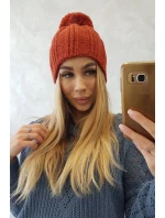 Fleecová čepice Idalia K284 hnědá Fleecová čepice Idalia K284 hnědá