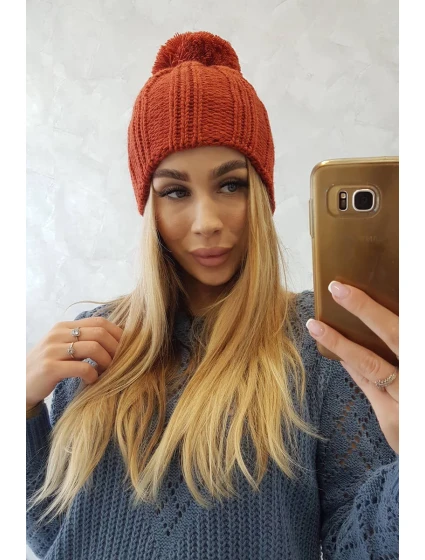 Fleecová čepice Idalia K284 hnědá Fleecová čepice Idalia K284 hnědá