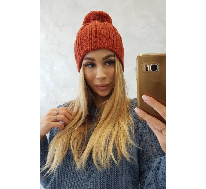 Fleecová čepice Idalia K284 hnědá Fleecová čepice Idalia K284 hnědá