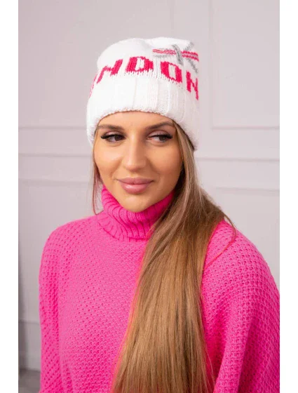 Dámská čepice London model 18752271 bílá - K-Fashion