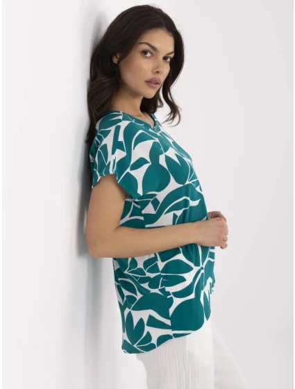 Halenka D73771M10978X tmavě zelená Halenka D73771M10978X tmavě zelená