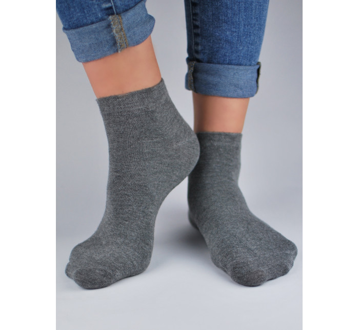 NOVITI Ponožky ST003-U-03 Grey Melange