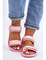 Dámské Sportovní Sandály Big Star LL274729 Růžové Dámské Sportovní Sandály Big Star LL274729 Růžové
