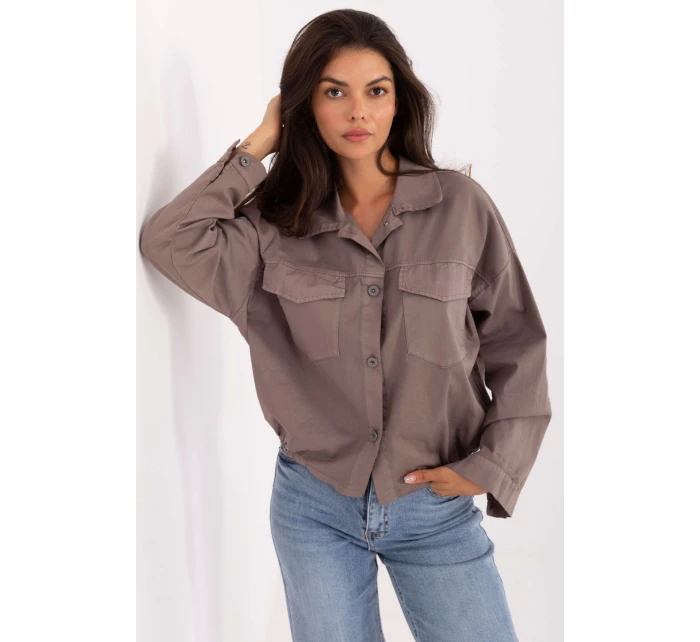 Košile s dlouhým rukávem model 217882 Rue Paris Košile s dlouhým rukávem model 217882 Rue Paris