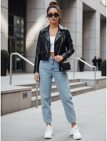 Dámská kožená bunda MOLTION black FashionStreet TY4158