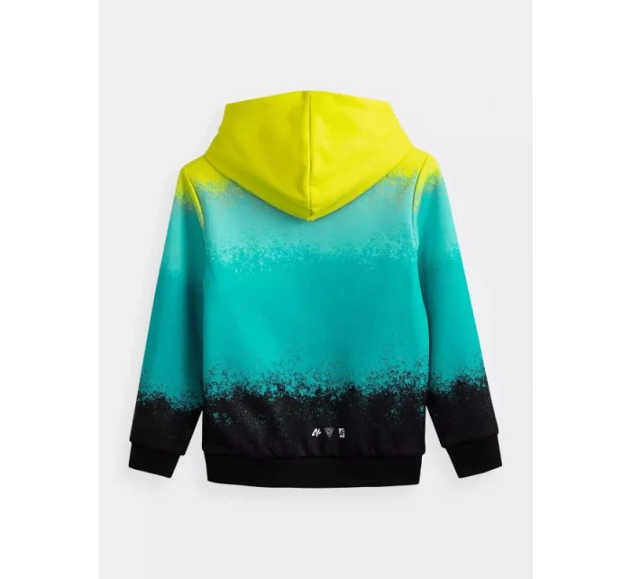 Chlapecká bavlněná mikina s kapucí 4F 4FJWSS25TSWSM2339-90A Chlapecká bavlněná mikina s kapucí 4F 4FJWSS25TSWSM2339-90A