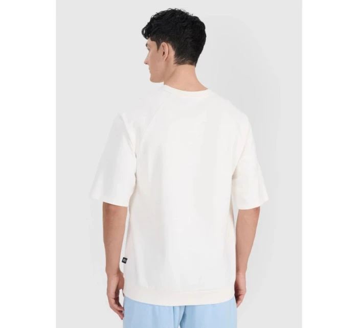 Pánská mikina bez kapuce s krátkým rukávem model 21436669 - 4F Pánská mikina bez kapuce s krátkým rukávem model 21436669 - 4F