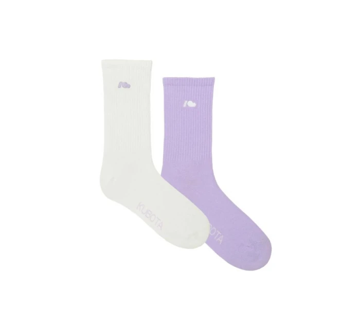 Kubota 2 balení fialových ponožek K25SS-300-001-10-2 Kubota 2 balení fialových ponožek K25SS-300-001-10-2
