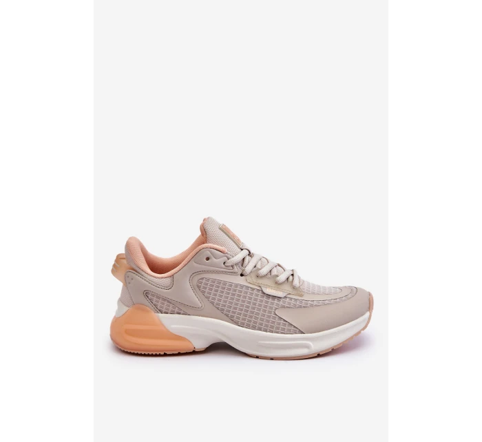 Pohodlné sportovní boty Memory Foam System Big Star model 21611874 Béžove - Big Star Shoes Pohodlné sportovní boty Memory Foam System Big Star model 21611874 Béžove - Big Star Shoes