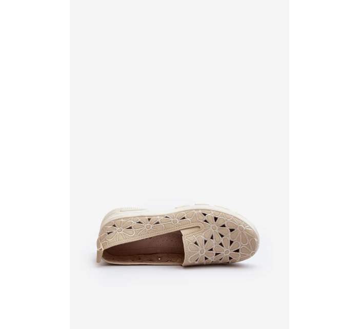 Dámské boty v béžové barvě model 21648197 - EVENTO