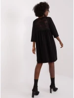 Šaty RV SK model 16328028 černá - FPrice Šaty RV SK model 16328028 černá - FPrice