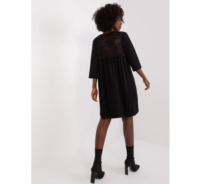 Šaty RV SK model 16328028 černá - FPrice Šaty RV SK model 16328028 černá - FPrice