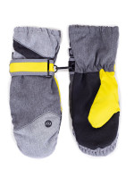 Dětské zimní lyžařské rukavice model 17957984 Grey - Yoclub