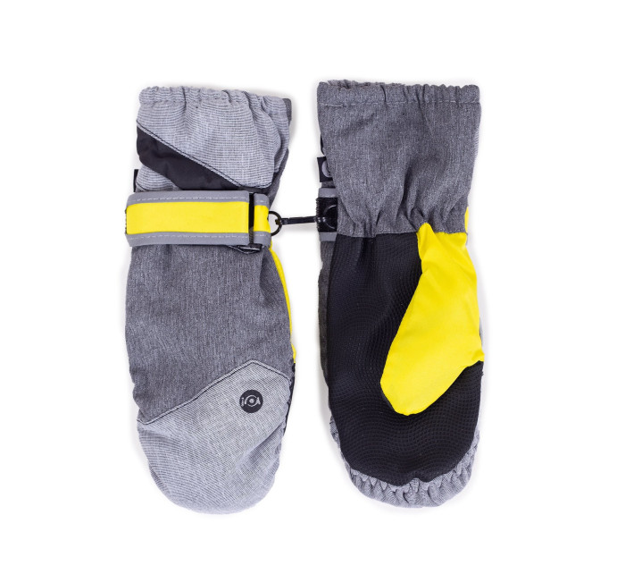 Dětské zimní lyžařské rukavice Yoclub REN-0234C-A110 Grey