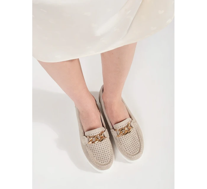 Módní hnědé mokasíny dámské platforma Módní hnědé mokasíny dámské platforma