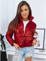 Dámská prošívaná bunda ADRIANNA červená FashionStreet TY3482