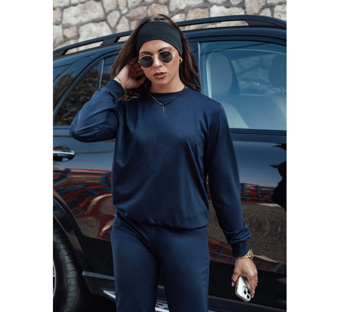 MILIAN dámská tepláková souprava navy blue FashionStreet AY1101 MILIAN dámská tepláková souprava navy blue FashionStreet AY1101