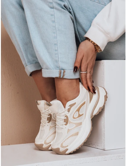 Dámská sportovní obuv na platformě AIRBOOS beige FashionStreet ZY0625