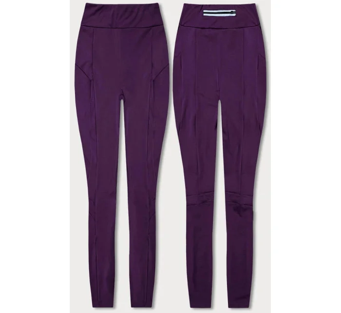 Tmavě fialové trekingové legíny model 18498129 - Therapy