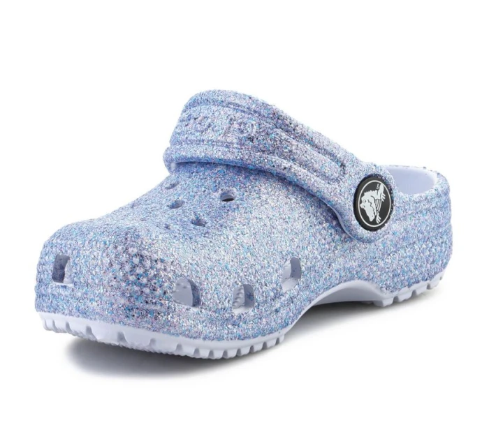 Crocs Classic Glitter Clog T Jr 206992-4PC dětské dřeváky Crocs Classic Glitter Clog T Jr 206992-4PC dětské dřeváky