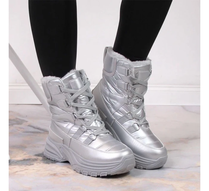 Potocki W WOL117B metalické šněrovací sněhule