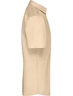 JN 680 Popelínová košile s krátkým rukávem model 22537758 stone - Daiber