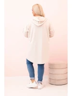 Dámská mikina s ozdobnými rukávy černá masełkowa