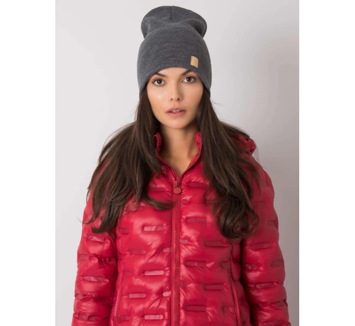 Dámská čepice 12 tmavě šedá