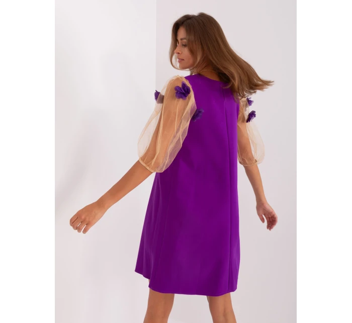 LK SK 506733 šaty.85 fialová