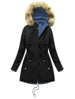 DWUSTRONNA DAMSKA KURTKA ZIMOWA Z KAPTUREM model 21241845 - MHM