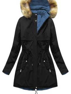 DWUSTRONNA DAMSKA KURTKA ZIMOWA Z KAPTUREM model 21241845 - MHM