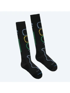 Třívrstvé dámské ponožky Lorpen Stmw 1157 Black