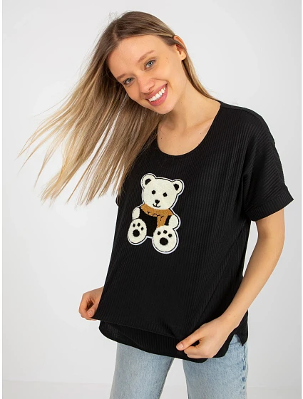 Dámská halenka LK BZ model 18309980 černá - FPrice