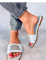 Dámské pantofle T527 Světle modrá - Seastar