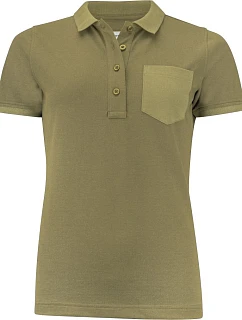 James Harvest Pinedale Polo Women Dámské piqué polo z těžké bavlny "Two-Tone" 62.5039 moss green