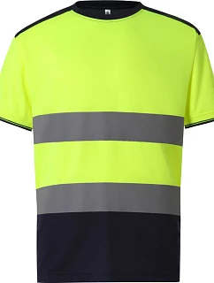 Yoko HVJ 400 Hi-Vis Tričko 79.J400 hi vis yellow/navy