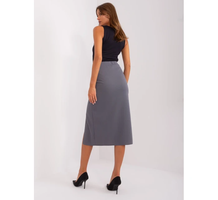 Sukně LK SD 509445.72P tmavě šedá