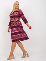 Dámské šaty LK SK 507356 šaty.01 fialová