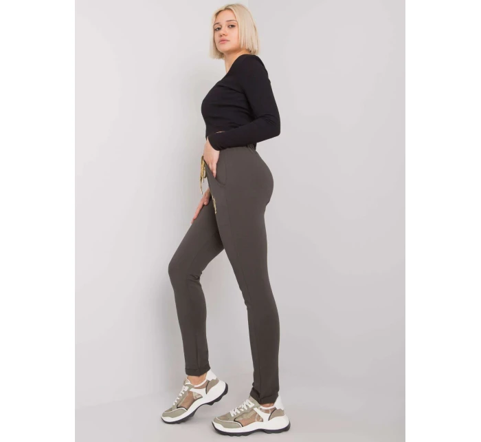 Tepláky RV DR 6685.70P tmavá khaki