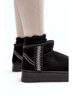 Dámské nízké sněhule 20221-4A černé - Fashion Boty Dámské nízké sněhule 20221-4A černé - Fashion Boty
