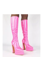 Kozačky na podpatku  model 221358 Solea