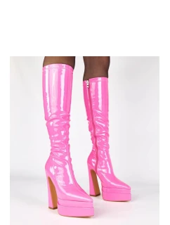 Kozačky na podpatku  model 221358 Solea