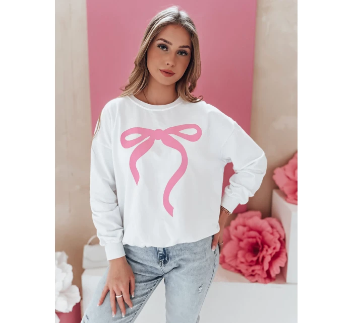 Dámská oversize mikina bílá Dstreet model 21985686 - FashionStreet